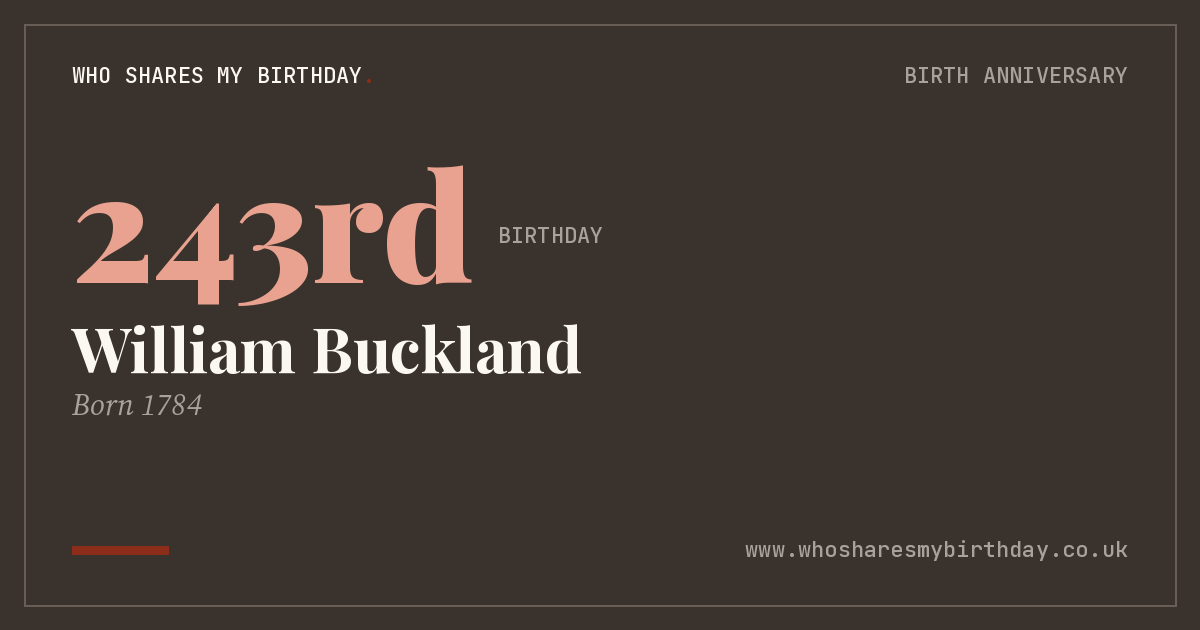 William Buckland