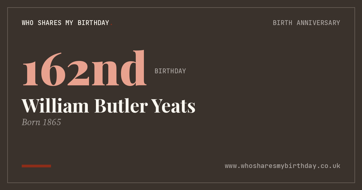 William Butler Yeats