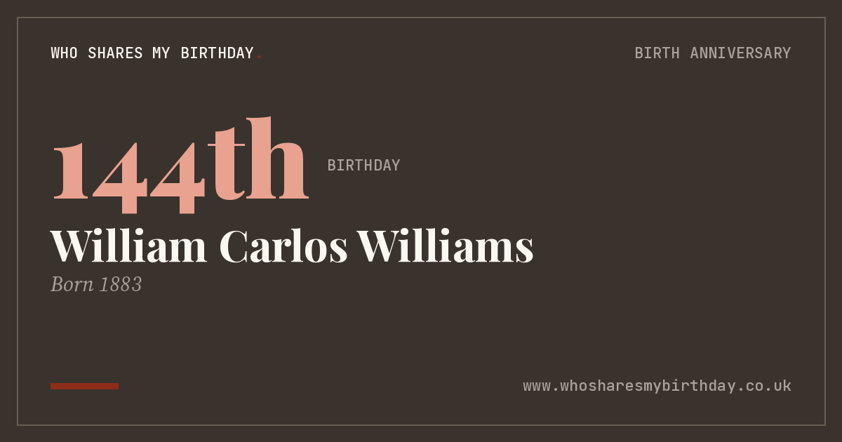 William Carlos Williams