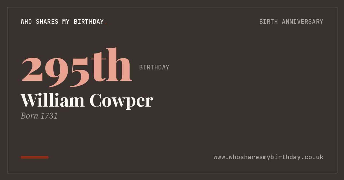 William Cowper