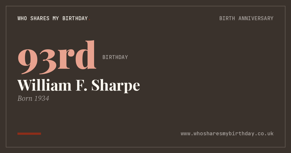 William F. Sharpe