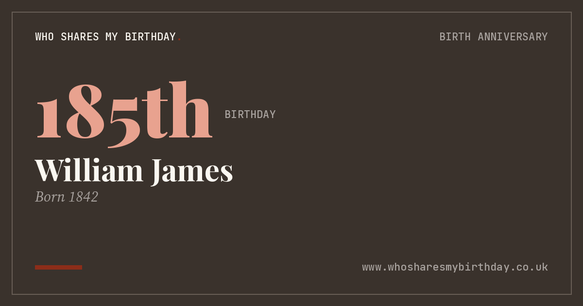 William James