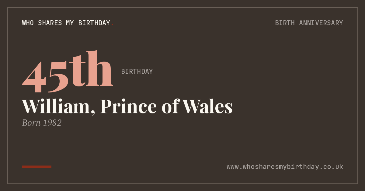 William, Prince of Wales