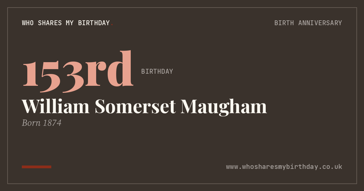 William Somerset Maugham