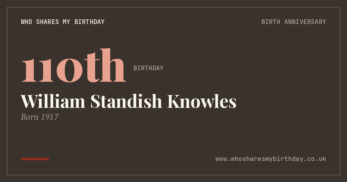 William Standish Knowles