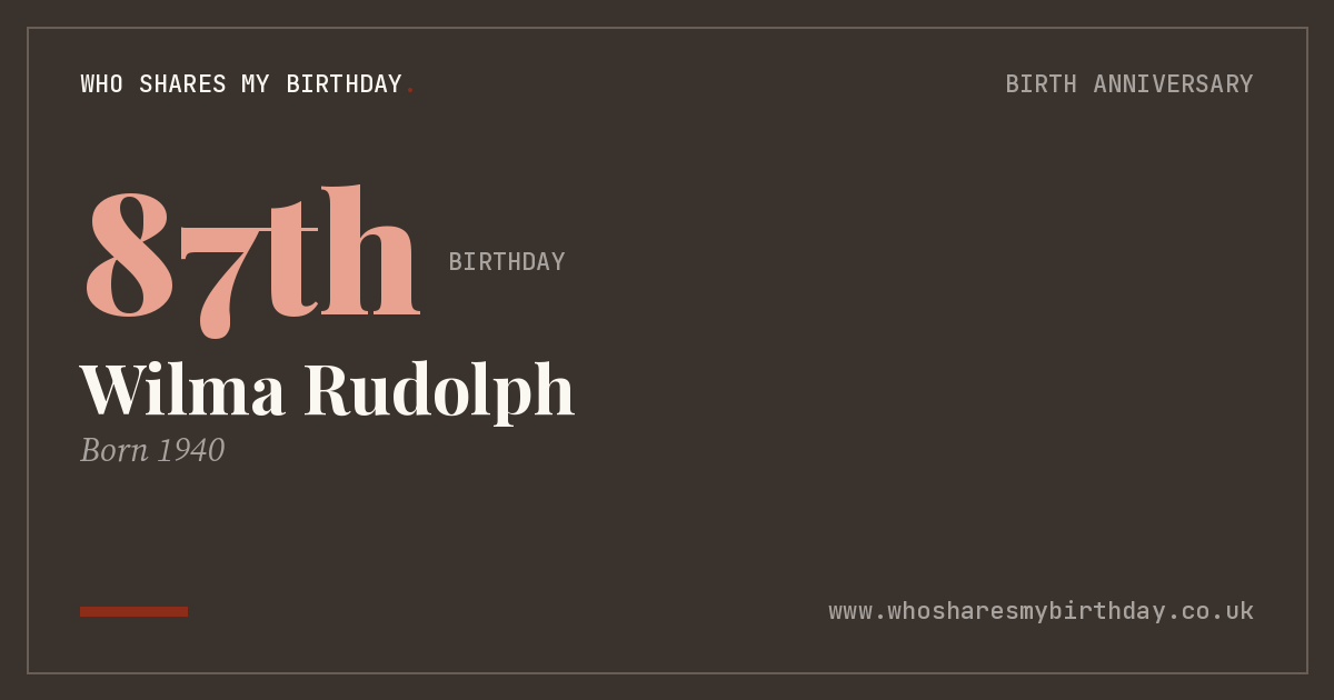 Wilma Rudolph