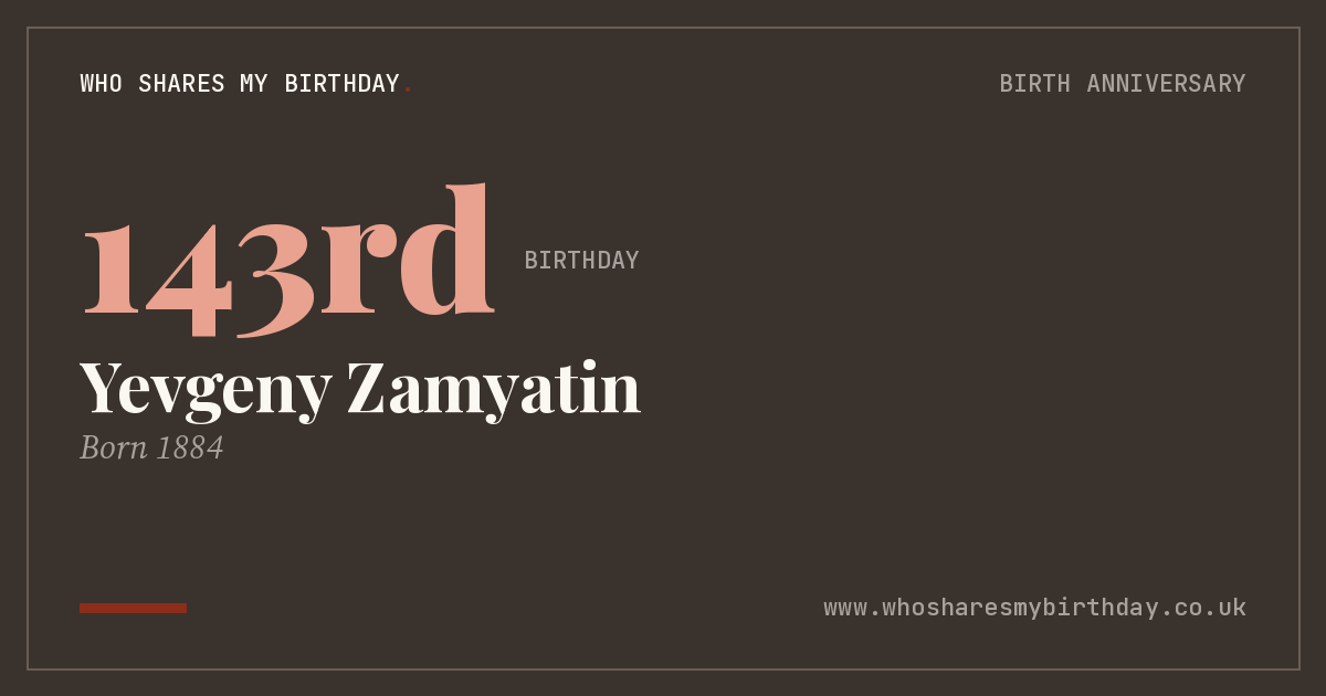Yevgeny Zamyatin
