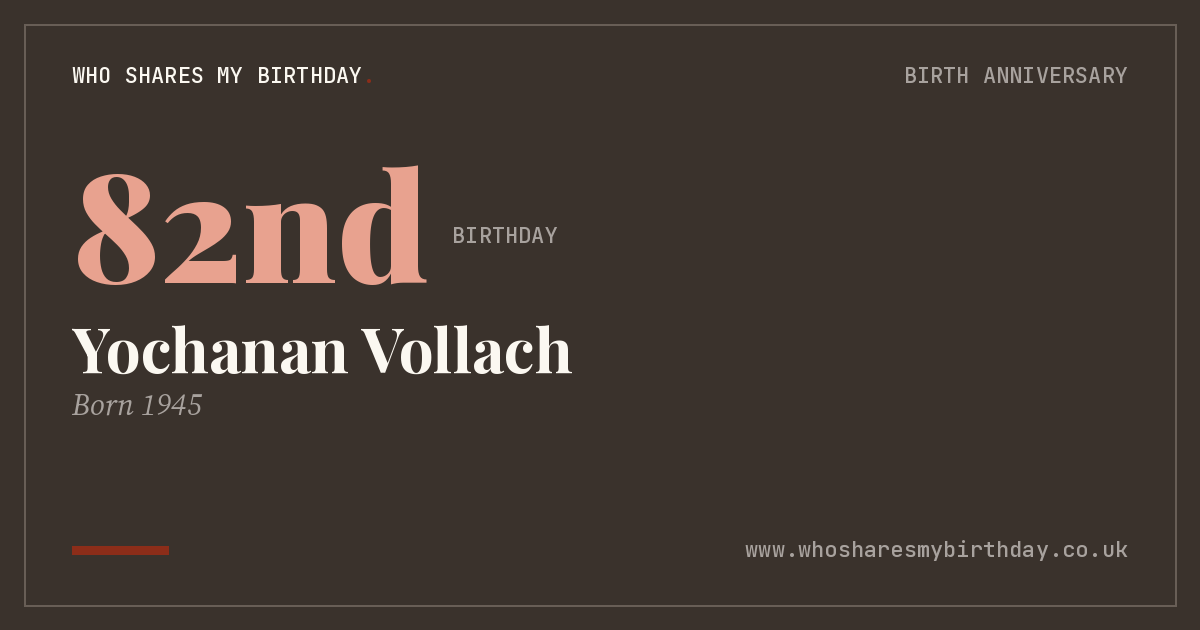 Yochanan Vollach