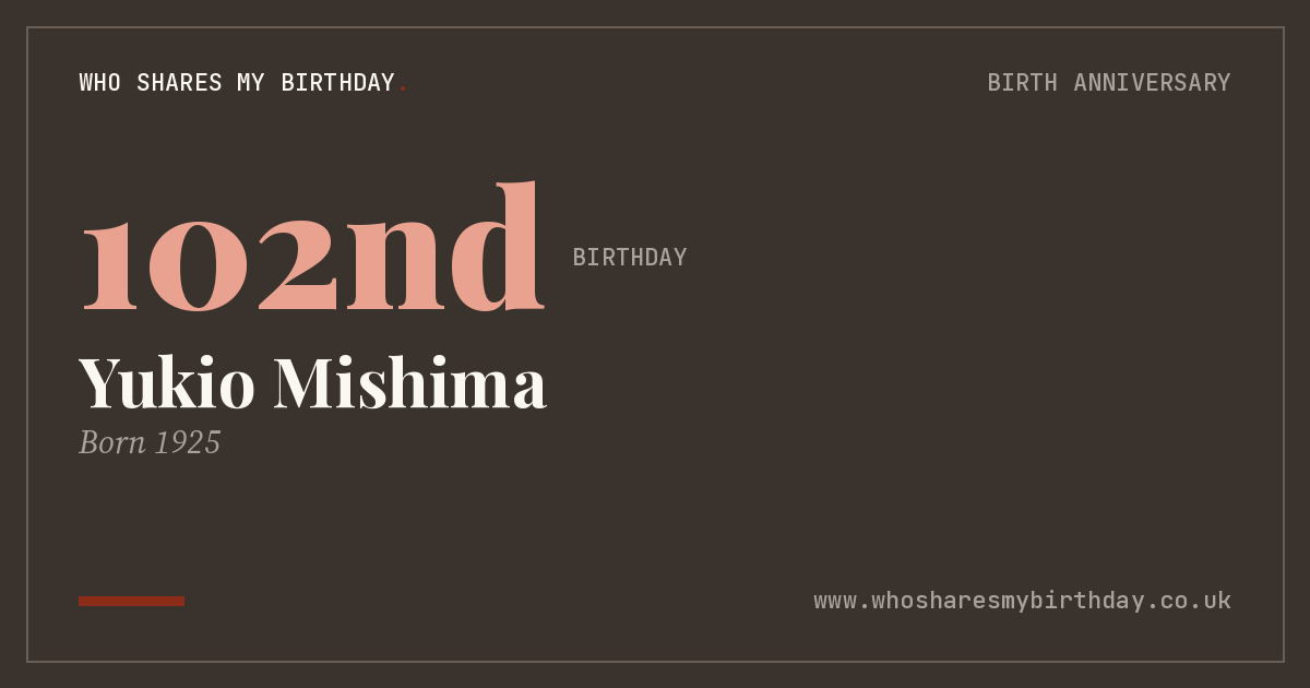 Yukio Mishima