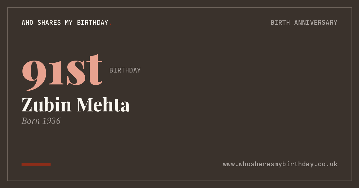 Zubin Mehta