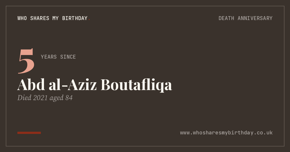 Abd al-Aziz Boutafliqa