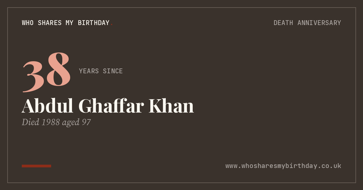Abdul Ghaffar Khan