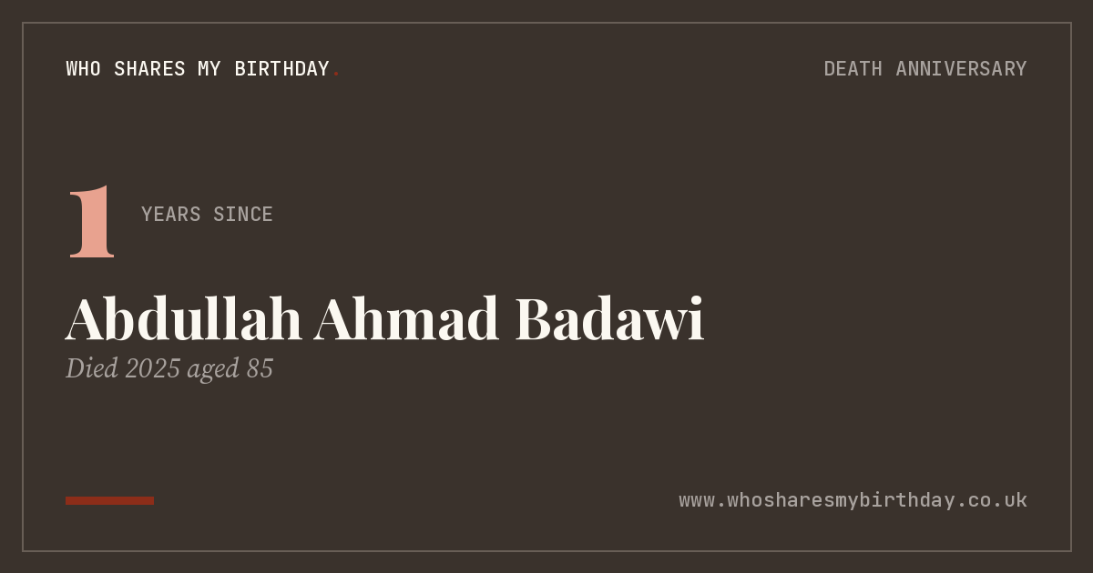 Abdullah Ahmad Badawi
