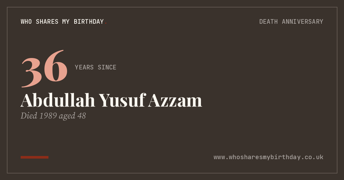 Abdullah Yusuf Azzam