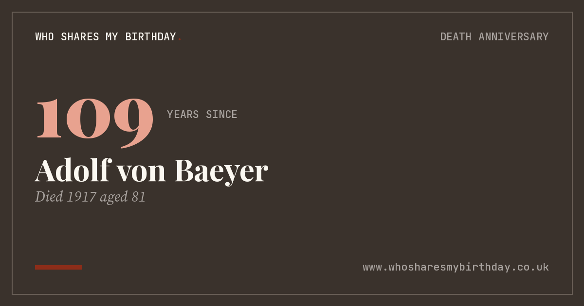 Adolf von Baeyer