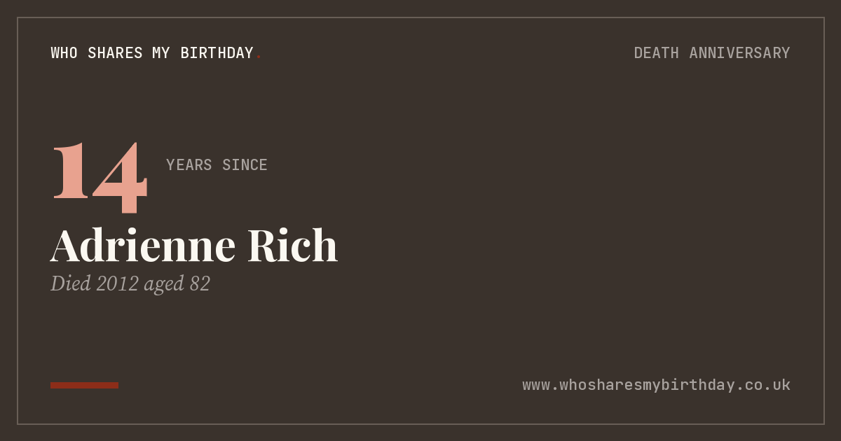 Adrienne Rich