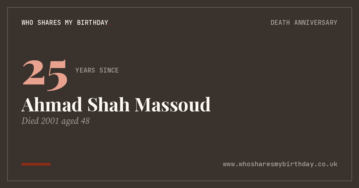 Ahmad Shah Massoud