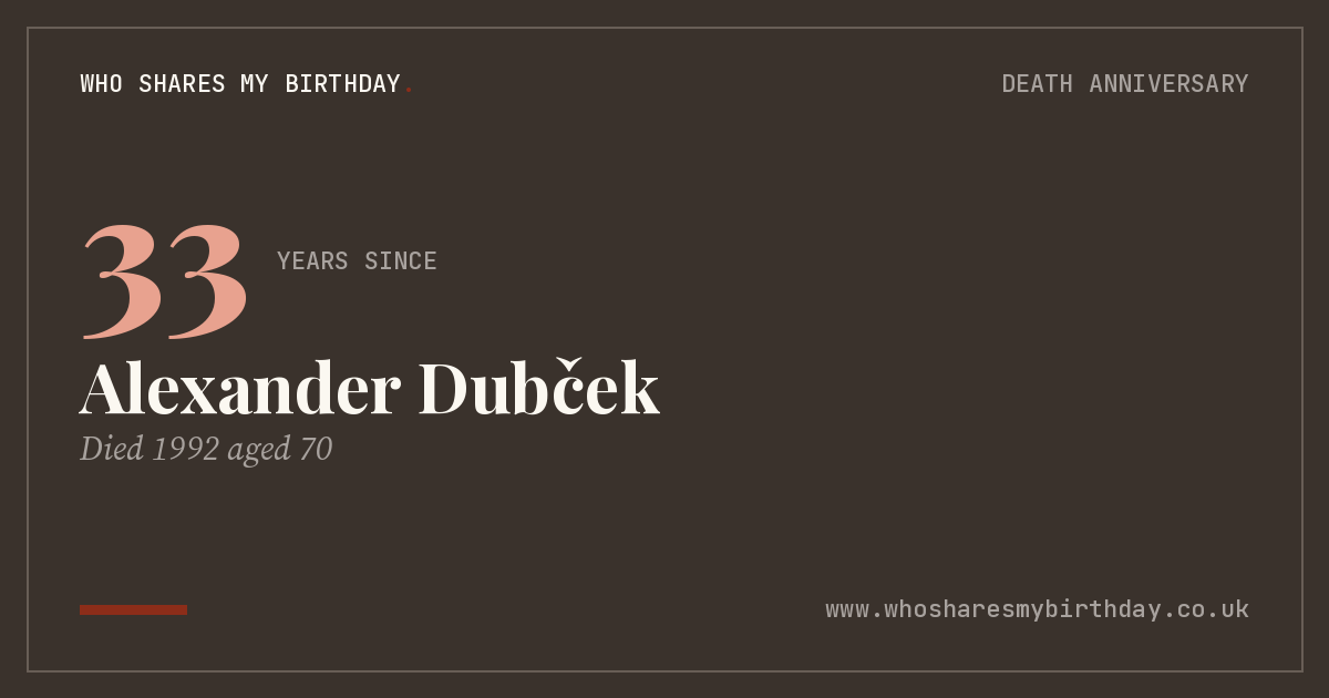 Alexander Dubček