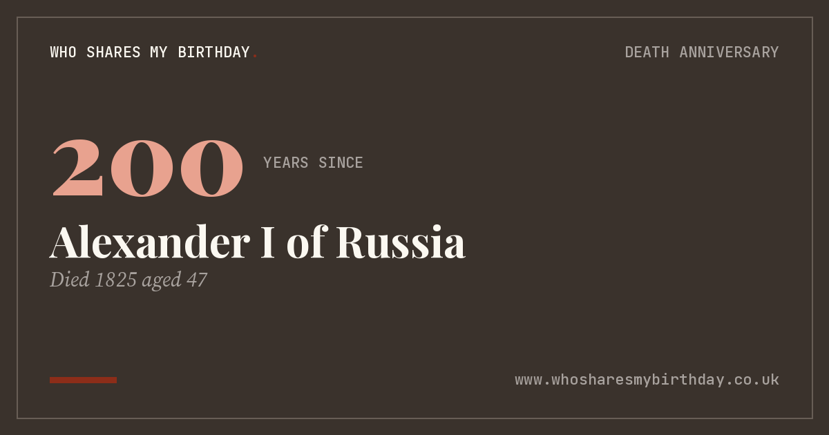 Alexander I of Russia