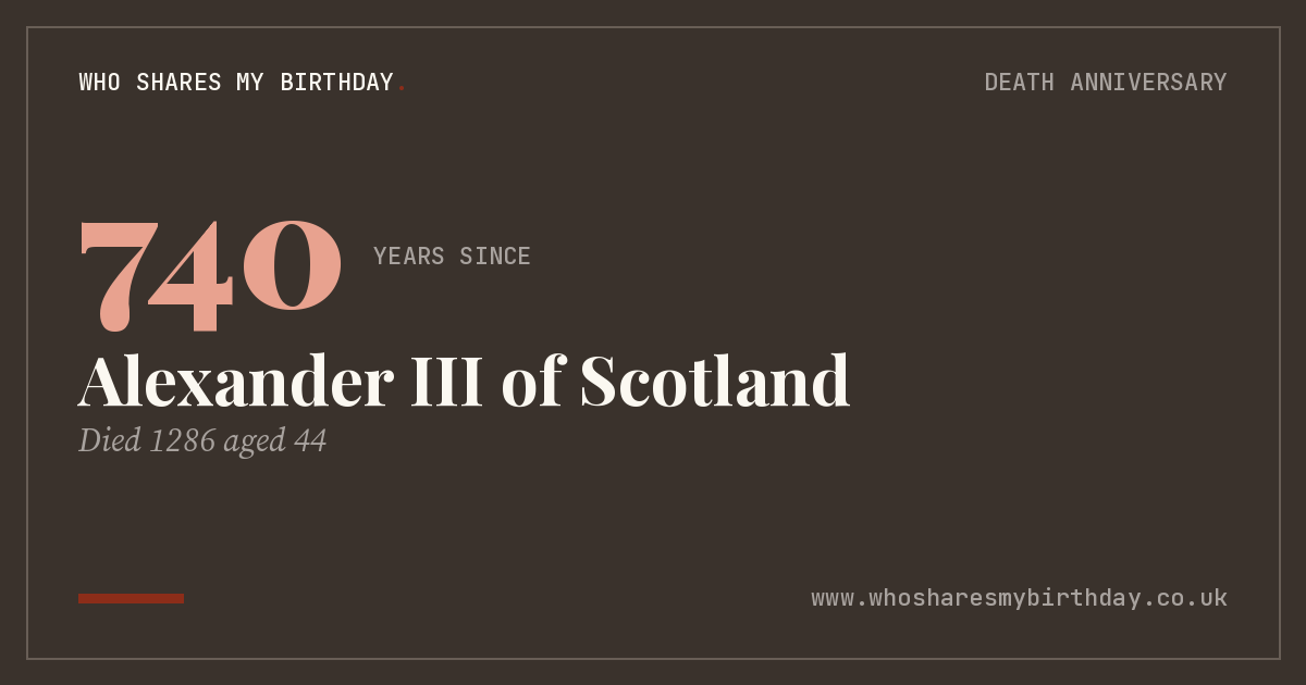 Alexander III of Scotland