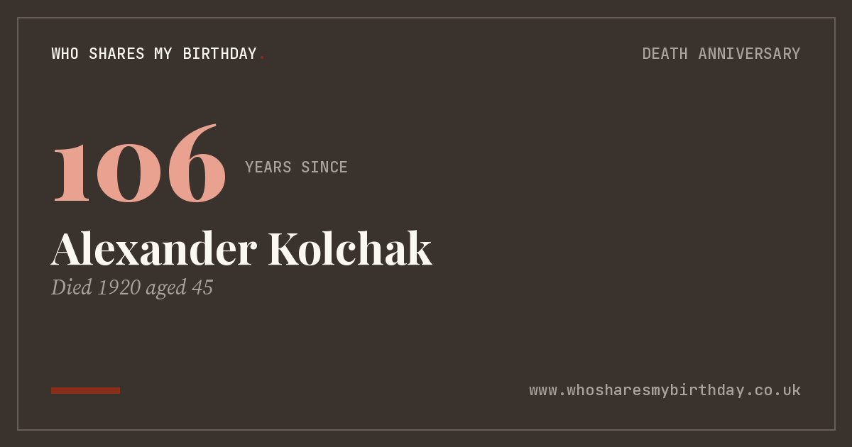 Alexander Kolchak