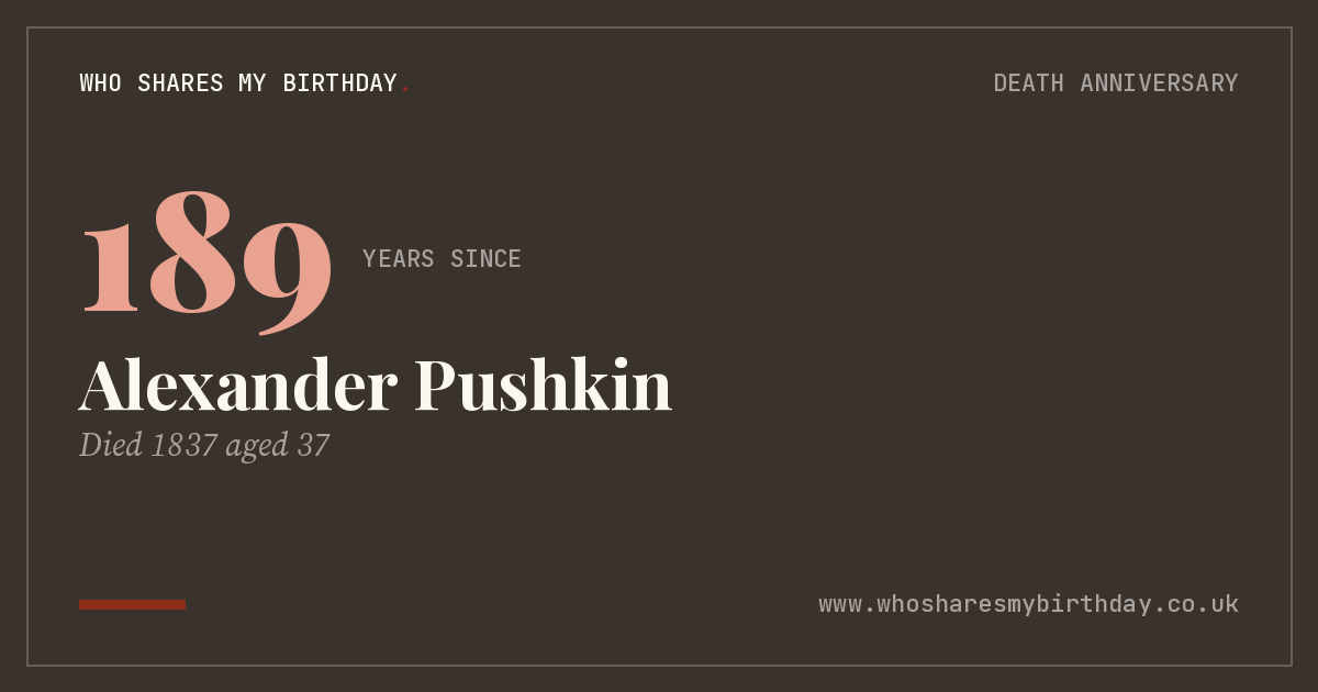 Alexander Pushkin
