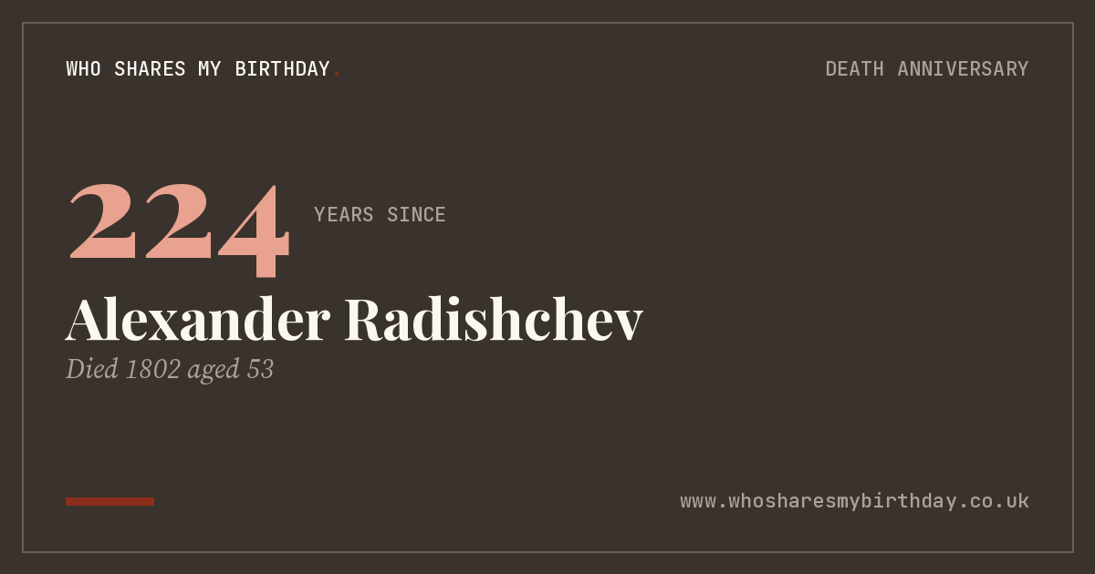 Alexander Radishchev
