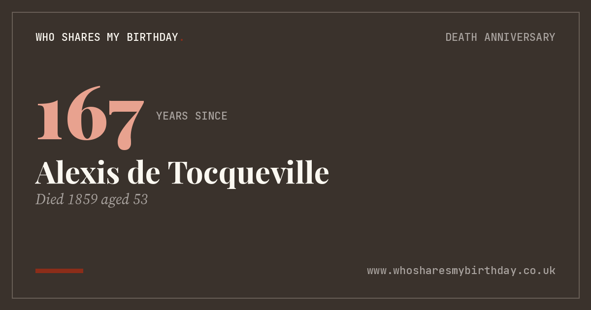 Alexis de Tocqueville