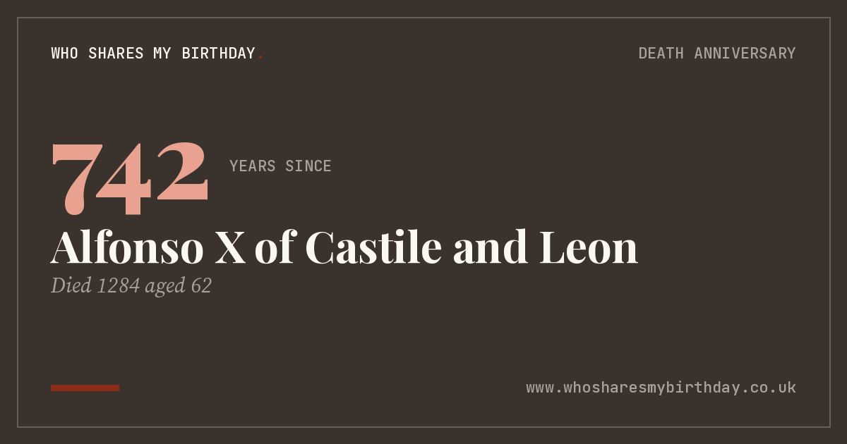 Alfonso X of Castile and Leon