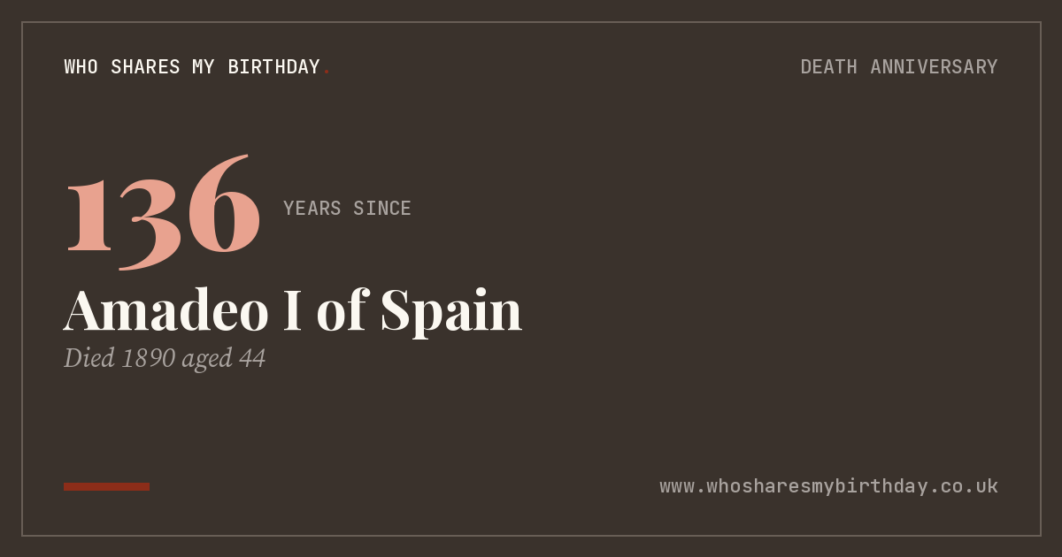 Amadeo I of Spain