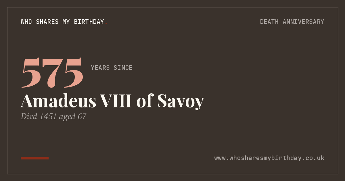 Amadeus VIII of Savoy