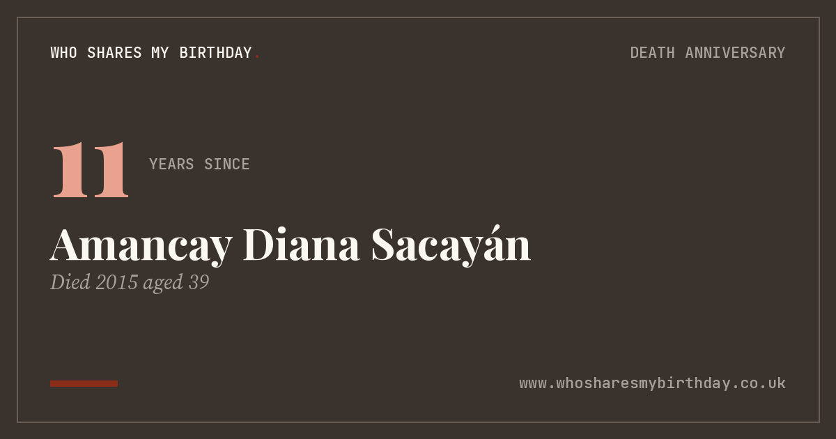 Amancay Diana Sacayán