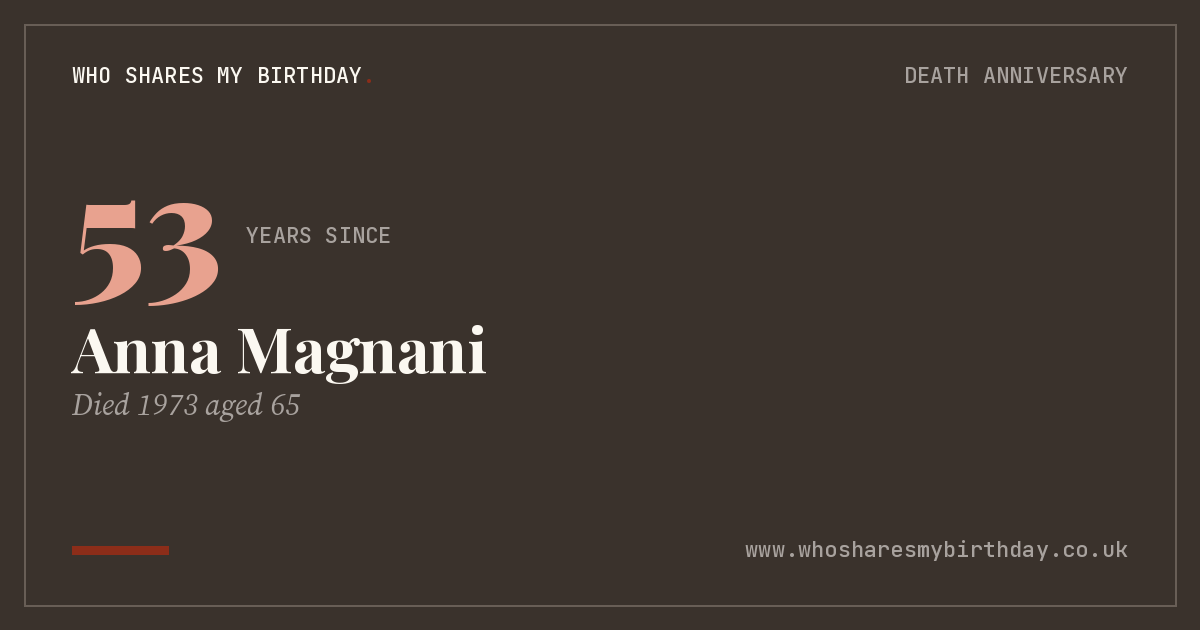 Anna Magnani