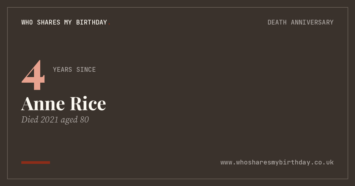 Anne Rice