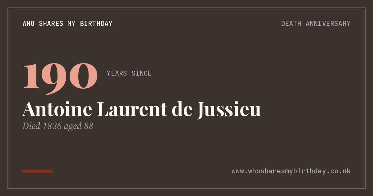 Antoine Laurent de Jussieu