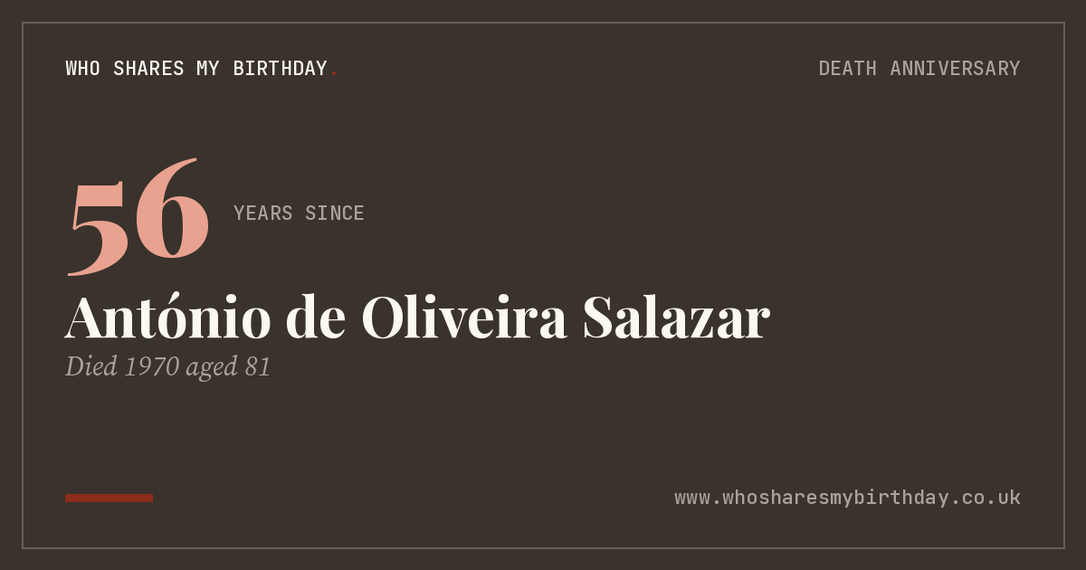 António de Oliveira Salazar