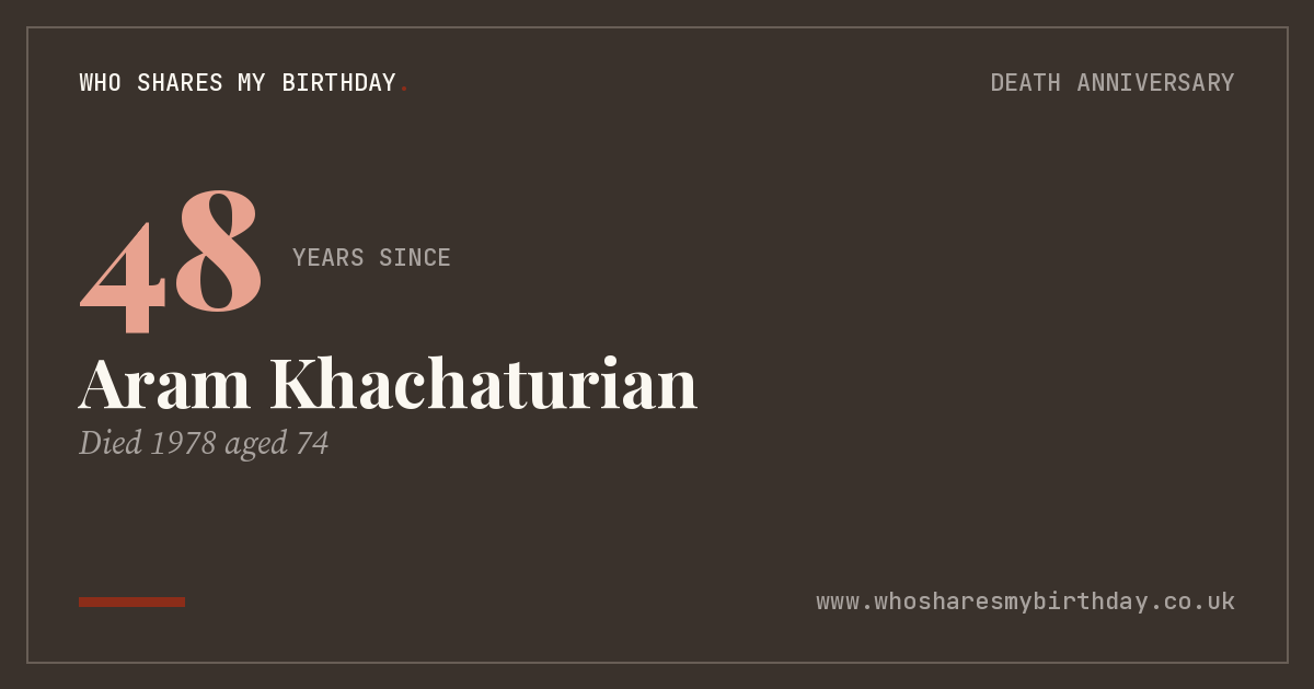 Aram Khachaturian