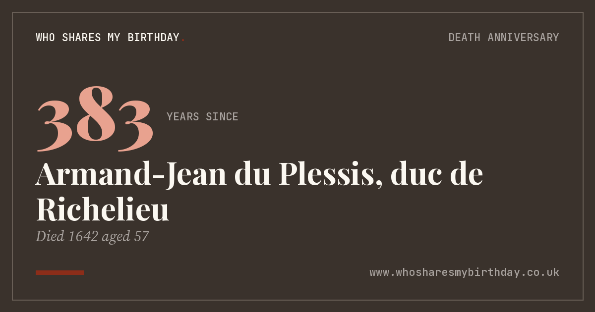 Armand-Jean du Plessis, duc de Richelieu