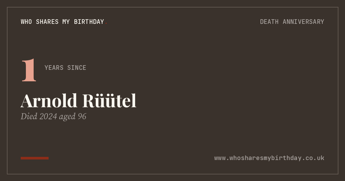 Arnold Rüütel
