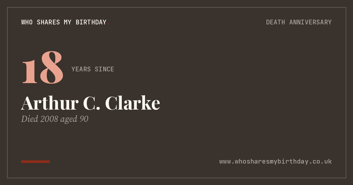 Arthur C. Clarke