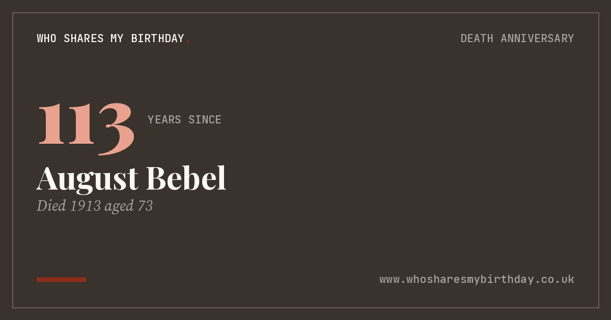 August Bebel