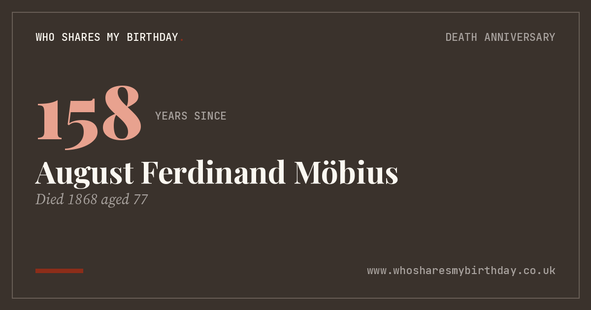 August Ferdinand Möbius