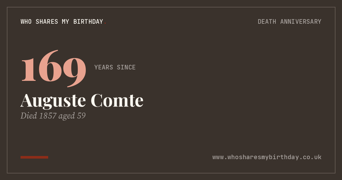 Auguste Comte