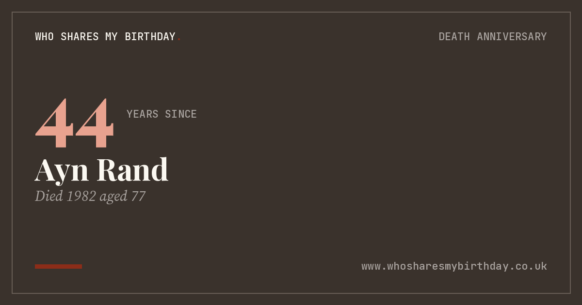 Ayn Rand