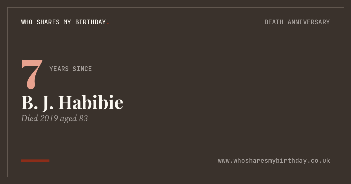 B. J. Habibie