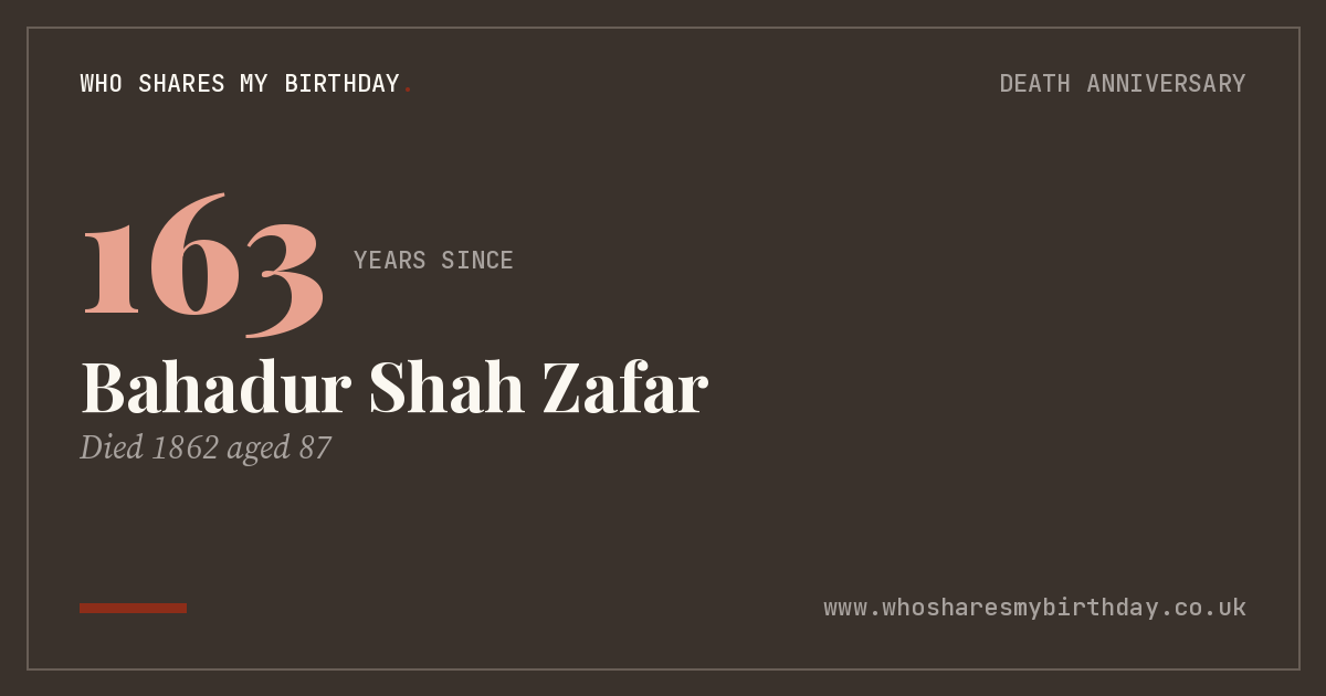 Bahadur Shah Zafar
