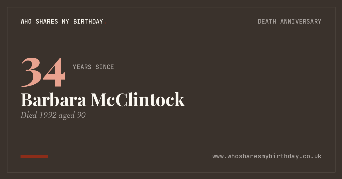 Barbara McClintock