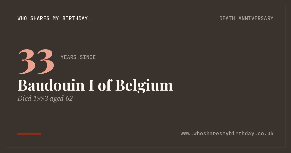 Baudouin I of Belgium