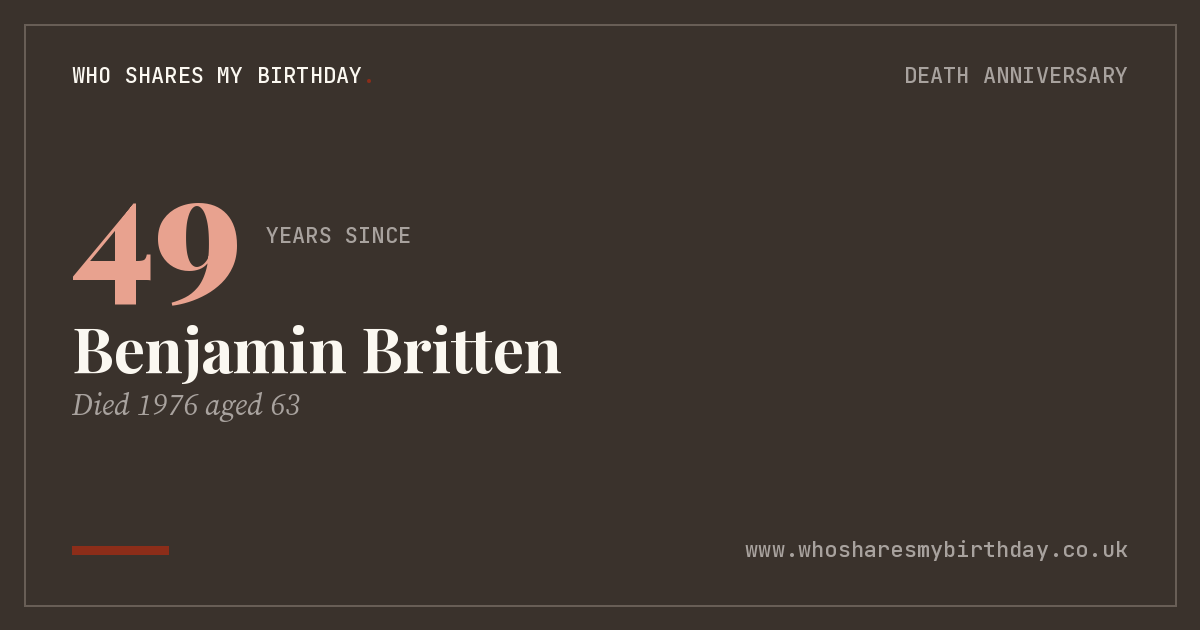 Benjamin Britten