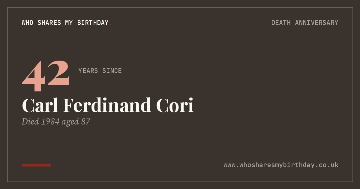 Carl Ferdinand Cori